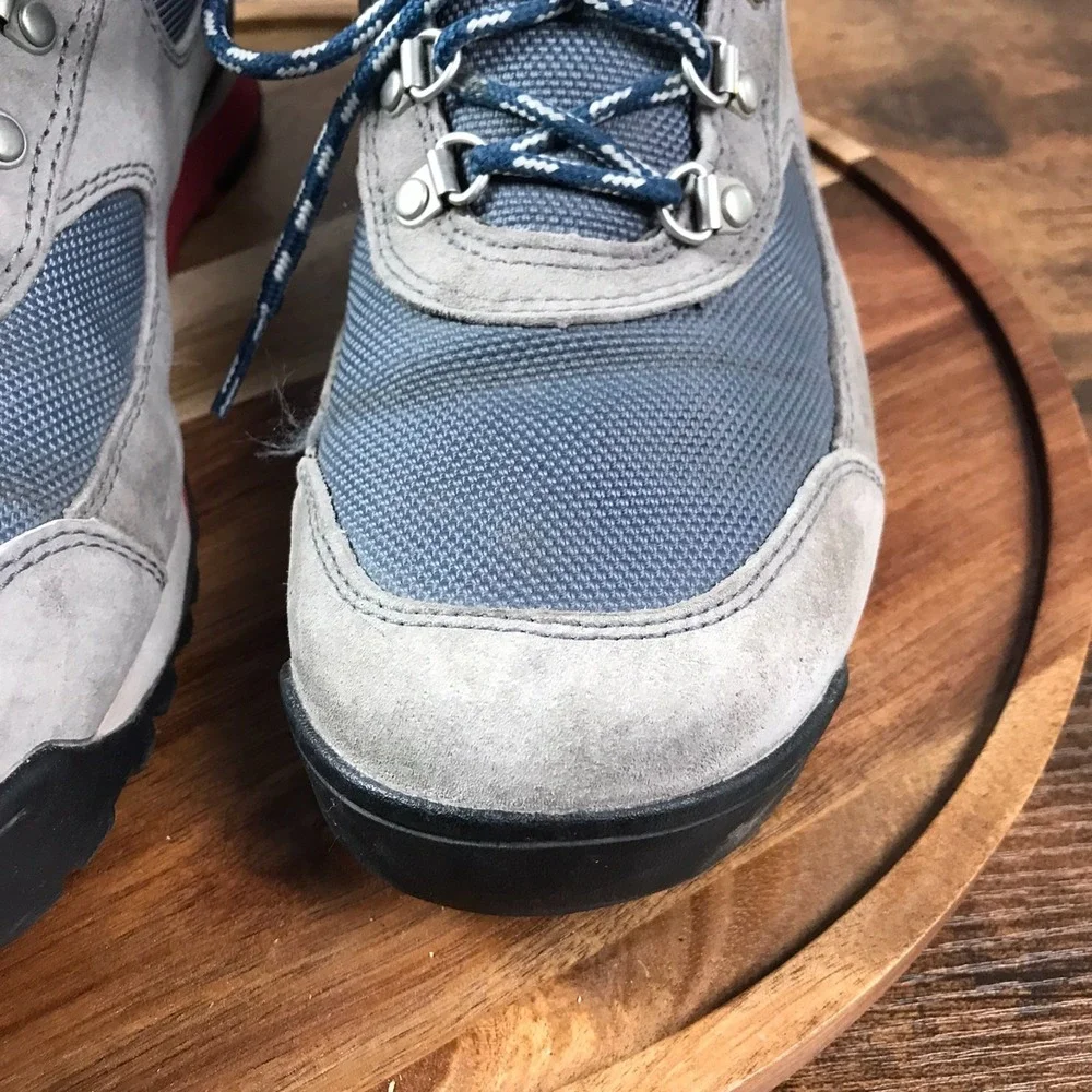 Danner Jag Hiking Boot Mens 8.5 Steel Gray Blue Wing Suede Casual Outdoor Shoes